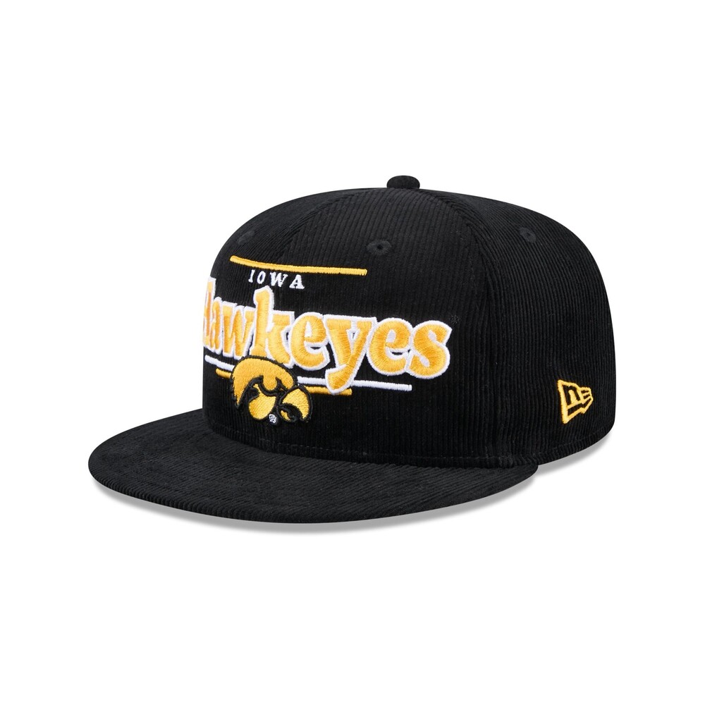New Era Iowa Hawkeyes Throwback Display 9FIFTY Snapback Hat - One Size